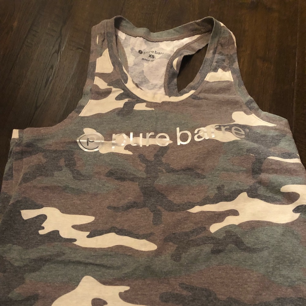 Pure Barre camo top